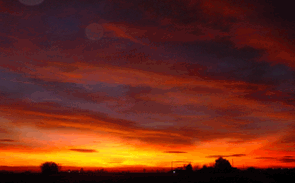 Photo of sunset at Middleton, Idaho
